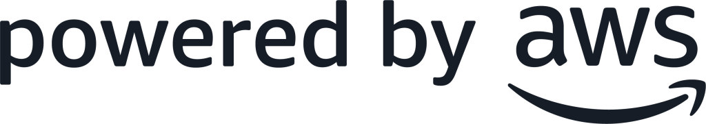 powered by AWS logo